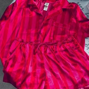 Orange and Pink pajama set